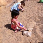 Digging for dinosaur bones