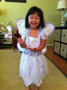 And a fairy costume