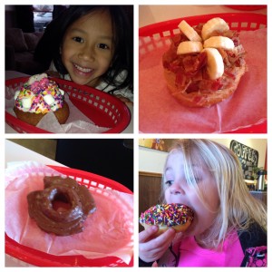 On Wednesday, we planned a trip to East Dallas. Our first stop was Hypnotic Donuts - delicious!
